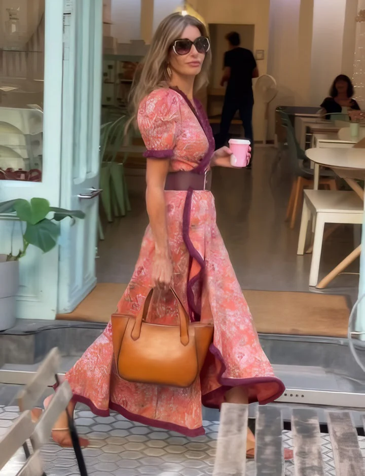FRANCESCA | ELEGANT PINK MAXI