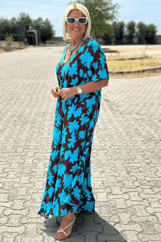 LEANNE | ELEGANT DRESS WITH TUMMY COVERAGE