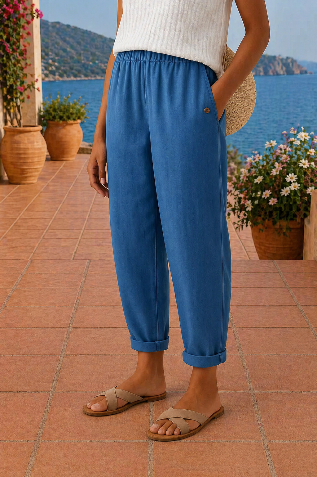 Willa | Relaxed Linen Wide-Leg Pants