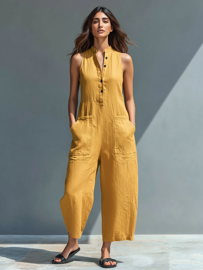 Celeste | Elegant Sleeveless Jumpsuit