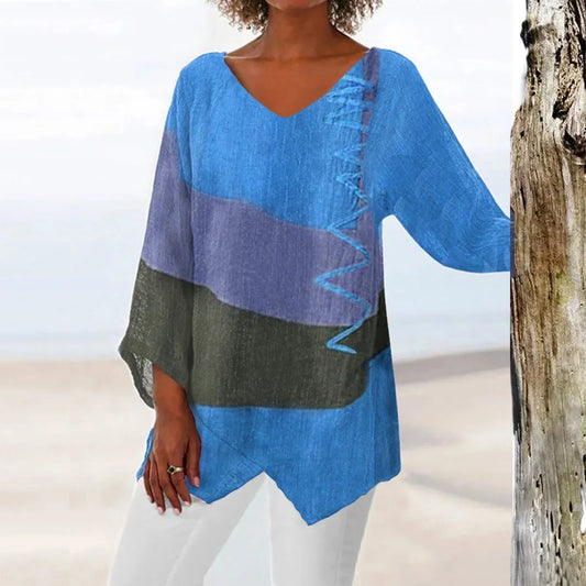 SHELBY | LOOSE-FIT LONG-SLEEVED TOP